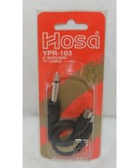 Hosa Technology YPR103 6 Inch Shielded Y Cable Single Mono Plug To Two R... - £6.01 GBP