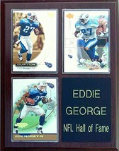 Frames, Plaques and More Eddie George Tennessee Titans 3-Card 7x9 Plaque - $19.55