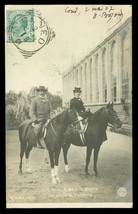 Vintage Postcard RPPC 1907 Italy King Victor Queen Elena Montenegro on Horseback - £15.91 GBP