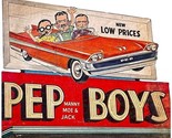 Pep Boys Advertising Laser Cut Metal Sign - $69.25