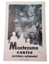 1947 Montezuma Castle Monument National Park Service Brochure Map Arizona - £17.55 GBP