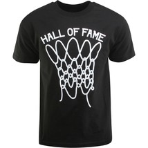 Hall of Fame HOF Mens Black Nothing But Net Basketball Shot T-Shirt NWT - $17.99