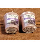 Simply Home Yankee Candle Set of Two (2) Lavender Spa 1.7 oz. Candles (NEW) - £6.28 GBP