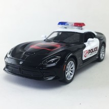 New 5&quot; Kinsmart 2013 Dodge SRT Viper GTS Police Car Diecast Model Toy Co... - £15.65 GBP