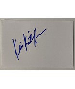 Kris Kristofferson (d. 2024) Autographed 4x6 Index Card - $48.02 CAD