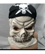Pirate Skeleton  Mask Jolly Rodger Halloween Cosplay Theater - £13.61 GBP