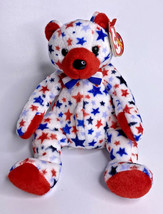 2003 Ty Beanie Baby &quot;Red&quot; Retired USA Bear BB14 - £7.82 GBP
