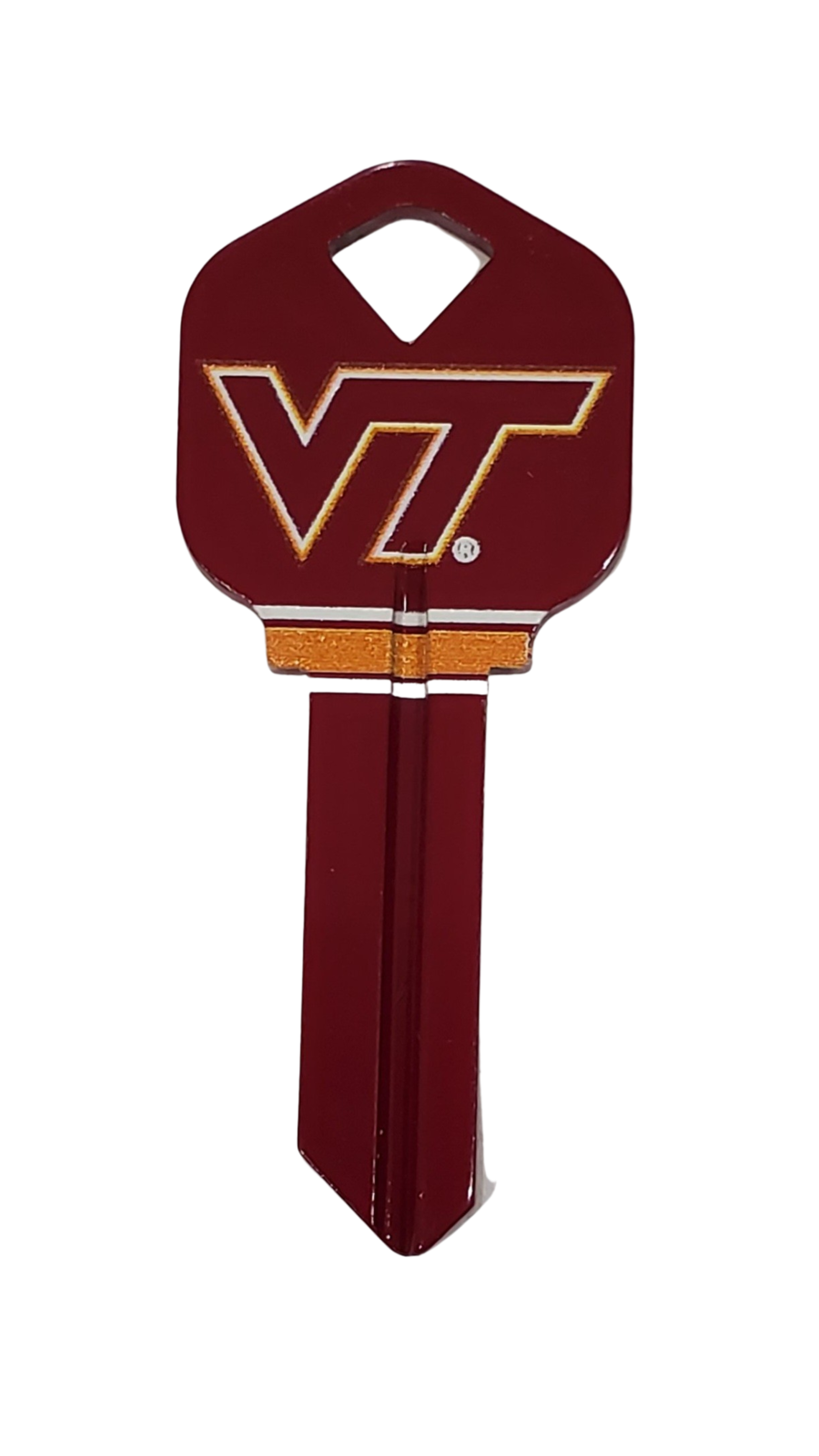 Virginia Tech Hookies NCAA College Team Kwikset House Key Blank - $9.99