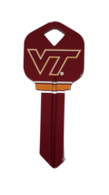 Virginia Tech Hookies NCAA College Team Kwikset House Key Blank - $9.99
