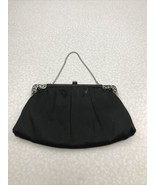 Vintage Retro Black Clutch Handbag Purse Cocktail Prom Homecoming Formal KG - $374.78 MXN