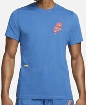  Nike Blue Essentials Sportswear Men T-Shirt DM6379 407 Athletic Casual Size S - £19.98 GBP