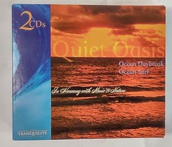 Quiet Oasis Ocean Daybreak Ocean Surf 2 CD Set Relaxing Sounds 2 Hours - $7.60