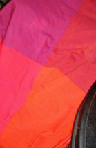 Vintage EL AL Israel Airline Wool Blanket EL AL Airways Pink Orange Purp... - £47.05 GBP