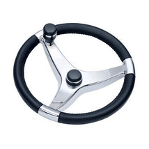 Schmitt Marine Evo Pro 316 Cast Stainless Steel Steering Wheel w/Control Knob - - £201.32 GBP