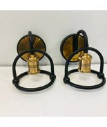 CANMEIJIA Wall Sconces Set of 2, Black Gold Sconces - $749.83 MXN