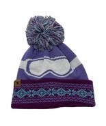 Locale Outdoor Sugarplum Goggle Pom Beanie Hat Youth OS New NWT - $14.85