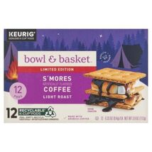 BOWL AND BASKET LIMITED EDITION SMORES LIGHT ROAST COFFEE KCUPS 12CT - $6.99