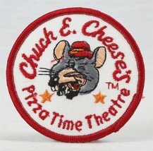 VINTAGE 1980s Chuck E Cheese Pizza Time Theatre Iron On Patch CEC - $197.99