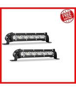 7-Inch 60W LED Light Bar Pods - 10,000 Lumens Waterproof Off-Road Combo ... - $715.68 MXN