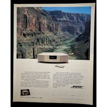 Bose Wave Radio Color Vintage Print Ad 90s Canyon Landscape Bose Sound - £8.28 GBP