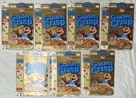 1990's-2000's Empty Golden Crisp 18OZ Cereal Boxes Lot of 7 SKU U199/242 - $29.99