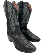 Red Ranch DPRR102 Men&#39;s Black Leather Boots Size 9.5D - EUC - $90.13 CAD