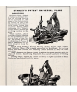 1900 Stanley Tools Universal Plane Advertisement Victorian Wood Engravin... - $19.99