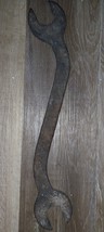 Vintage J.H. Curved Railroad Wrench Open End 17&quot; Long To Long - €142,39 EUR