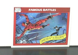 1990 Impel Marvel Universe #94 Daredevil vs. Bullseye Famous Battles - £3.83 GBP