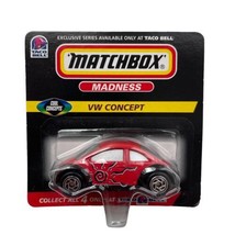 Taco Bell Matchbox Madness Volkswagen Beetle Bug VW Concept Metal 1998 - £7.07 GBP