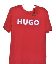 Hugo Boss Open Pink White Logo Cotton Men&#39;s  T-Shirt Size XL - £44.41 GBP