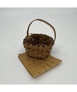 Eastern Band NC Cherokee Mini Basket Micro Artist Cindy Baker W/Orig Tag... - €25,93 EUR