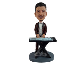 Custom Bobblehead Elegant keyboard player ready to make some good music - Career - £79.93 GBP
