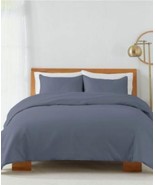 MSRP $110 Sunham Queen Duvet Button Closure Cover Gray NWOT - $22.80 CAD