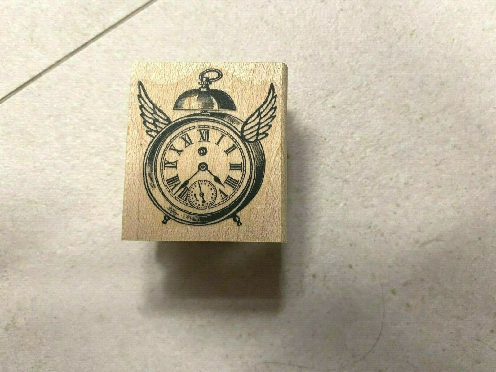 All About Time Clocks New Wood Mounted Rubber Stamps Buy More & Save! Item image 14