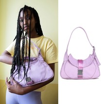 NEW Solid Color Tote Crossbody Handbags Casual Nylon Women Shoulder Underarm Bag - £37.29 GBP