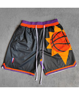 Phoenix Suns Basketball Game Shorts Men&#39;s Suns Element Printed Stitched ... - £39.25 GBP
