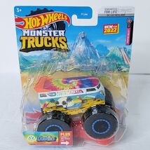 Hot Wheels Monster Trucks VW Drag Bus Psycho-Delic 3/6 Volkswagen Bus 1/... - $18.50