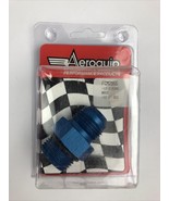 Eaton Aeroquip FCM2955 Aluminum O-Ring Boss to Male in Blue Anodized - 3... - $17.80 CAD