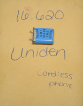 Uniden Scanner Radio / Cordless Phone Crystal Transmit T 16.620 MHz - £8.60 GBP