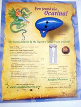 2003 Ad The Ocarina inspired by The Legend of Zelda - $8.99