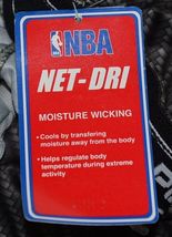 NBA Performance Licensed Brooklyn Nets Black Gray Size Medium Basketball Shorts image 6