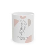 Just Living My Best Life Ceramic Mug - Stylish Inspirational Mother&#39;s Gift - $261.43 MXN+