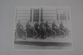 Portland Motorcycle Police Photograph 1910s Oregon Historic Photo Dick Mitchell - £18.50 GBP