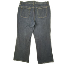 Jones New York Signature Woman Straight Leg Blue Jeans size 18W Stretch - £21.62 GBP