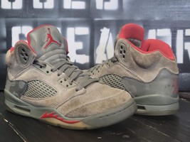 2017 Jordan 5 Retro Military Green/Camo Sneakers 440888-051 Kid 4.5Y - $79.48