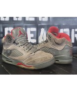 2017 Jordan 5 Retro Military Green/Camo Sneakers 440888-051 Kid 4.5Y - $1,510.08 MXN