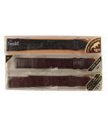 3 Vintage NOS Mens Watch Bands Speidel Lizard Brown Black - €26,59 EUR