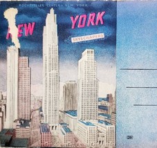 New York City Skyscrapers Folio Colortone Prints Lot Of 10 Topographic P... - $39.99