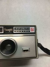 VINTAGE Kodak INSTAMTIC 104 Film CAMERA Wrist STRAP Untested PLASTIC Metal - £23.32 GBP